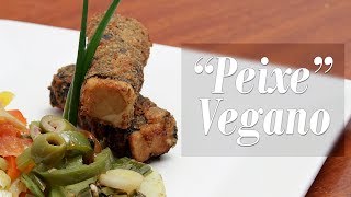 Como fazer quotPeixequot Vegano [upl. by Ayel]