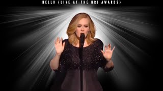 Adele  Hello Live at the NRJ Awards [upl. by Annairba199]