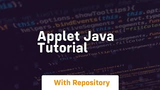 applet java tutorial [upl. by Emlin]