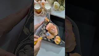 How to apply varnish sculptureartfloralartpaletteart3dartvarnishartfloralsculpture painting [upl. by Harvey]