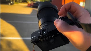 Budget Camera vs SIGMA 16mm f14 Street photography [upl. by Burr65]