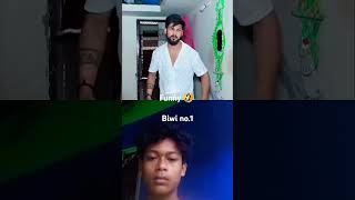 Biwi no1 😆  New Funny Video  golu008 youtubeshorts comedy biwino1 funnyseries [upl. by Korney]