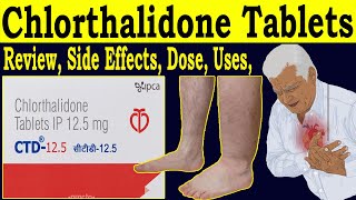 Chlorthalidone tablets ip 125 mg  Chlorthalidone tablets review  chlorthalidone 25 mg Uses [upl. by Macguiness]