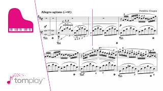 Chopin Fantaisie  Impromptu Opus 66  Piano Sheet Music [upl. by Llerrad]