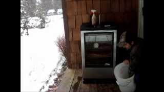 Ribs on the masterbuilt 40quot window smoker [upl. by Nelle646]