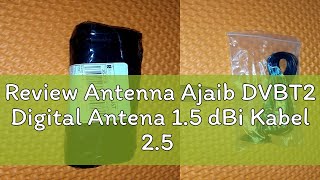 Review Antenna Ajaib DVBT2 Digital Antena 15 dBi Kabel 25 m ntena TV Digital DTA180 DVBT2 High G [upl. by Aicrop765]