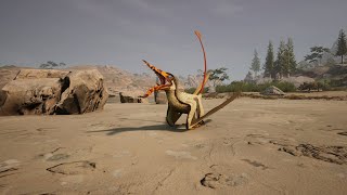 Path of Titans  New flying reptile  rhamphorhynchus showcase [upl. by Aissenav]