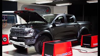 MY23 FORD RANGER RAPTOR  309KW AT THE WHEELS WITH CUSTOM DYNO TUNE [upl. by Nivak]