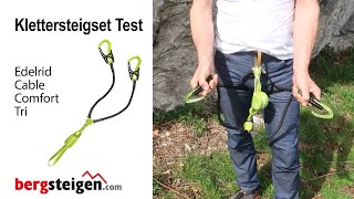 Test Edelrid Cable Comfort Tri Klettersteigset [upl. by Motteo]