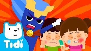 Chika Chika ToothbrushMan ♪ Brush You Teeth  Tooth Brushing Song  Good Habits ★TidiKids [upl. by Otilrac]