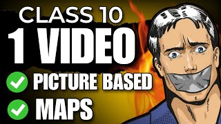 Class 10 SST All Picture Based Questions  Maps One shot🔥 CBSE 202324 [upl. by Pablo]