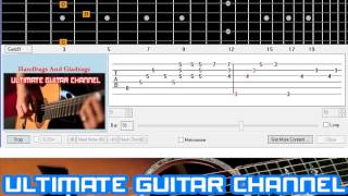 Guitar Solo Tab Handbags And Gladrags Rod Stewart [upl. by Akilam]