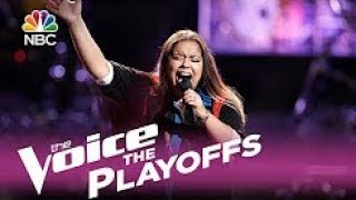 The Voice 2017 Brooke Simpson The Playoffs Its a Mans Mans Mans Worldlyrics [upl. by Ehling]