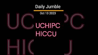 Daily Jumble Oct 13 2023  Jumble Answers for 10132023 [upl. by Mimi]