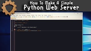 How To Make A Simple Python Web Server [upl. by Winne]