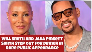 Will Smith and Jada Pinkett Smith Step Out for Dinner in Rare Public Appearance [upl. by Ariane683]