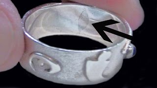 Quick Tip For Identifying Fire Scale On Sterling Silver [upl. by Odnanref983]