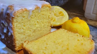 3 Ingredient Lemon Loaf Cake EASY  Boxed Cake Mix Hack cooking [upl. by Notle974]