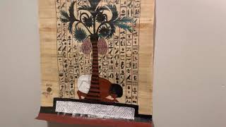 Tomb of Pashedu  Replica Art on Papyrus Paper EgyptologyLessons [upl. by Stedt]