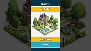 🇬🇧🇳🇴 estate  eiendom  vocabulary builder  learn English  la oss lære engelsk [upl. by Aisyram]