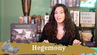 Hegemony Preview  Cardboard Rhino [upl. by Annoj]