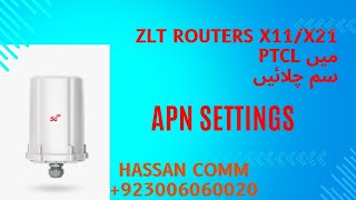 ZLT X11 PTCL Sim APN Setting  No Service Fix  Outdoor 5G Router [upl. by Eesdnil]