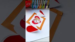 Diy💗cute card🌟 gift 🥰 valentines day special card❤️ cute artandcraft ytshorts [upl. by Woolson954]