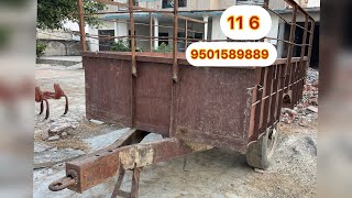 11 6 trolley for sale in Punjab 🔥🔥cheapest price in India automobile tralla [upl. by Llerret794]