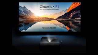 First Look Optoma CinemaX P1 Smart 4K UHD Laser Ultra Short Throw Projector [upl. by Kat]