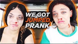 quotWE GOT JUMPED PRANKquot ON HUSBAND amp BOYFRIEND they freaked out [upl. by Akym]