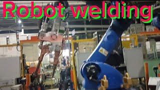 My first vlog  Mahindra track component  Roboting welding process in Mahindra MahindraRise [upl. by Reinaldos493]