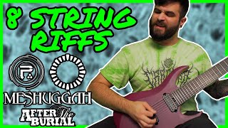 8 STRING GUITAR RIFFS FOR DUMMIES That DONT Suck [upl. by Ambrogio]