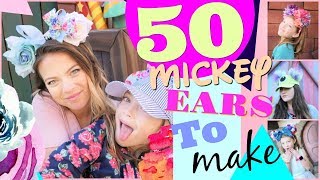 50 DIY MICKEY EARS [upl. by Anoi]