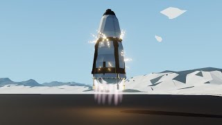 Stormworks Space Nova precision landing test [upl. by Esinev563]