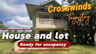 L20824 Crosswinds tagaytay house and lot clean title  ready for occupancy [upl. by Aniale]