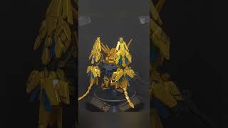 SD Gundam Cross Silhoutte Gundam Unicorn 03 Phenex Narrative Ver Destroy Mode gunpla gundam uc [upl. by Ahsekyw]