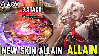 NEW SKINALLAIN GAMEPLAY  3 STACK  ARENA OF VALORHONOR OF KINGS [upl. by Nahta]