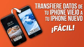 Cómo pasar DATOS de iPhone VIEJO a iPhone NUEVO SIN iCloud [upl. by Silisav]