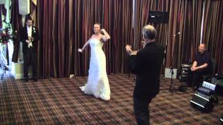 Brides first dance with Vicar dad Gangnam style [upl. by Amalie610]