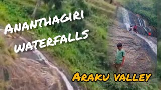 Ananthagiri waterfalls⛲ARAKU VALLEY⛰️scenic view in araku [upl. by Mcloughlin]