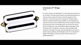 D ActivatorX™ Bridge  DiMarzio [upl. by Isidore]