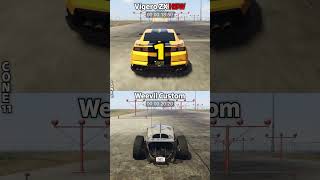 GTA 5 ONLINE  VIGERO ZX HSW VS WEEVIL CUSTOM  DRAG RACE [upl. by Artim]