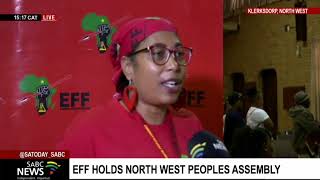 EFF ready to hold its third North West Provincial Peoples Assembly Hlengiwe Mkhaliphi [upl. by Aretse]