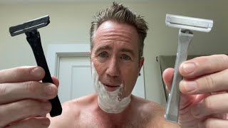 Shaving with the NEW High Proof Single Edged Razor  Kickstarter [upl. by Oderfla632]