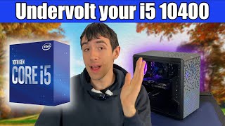 Undervolt your i5 10400 for more FPS and Lower Temperature [upl. by Owain]