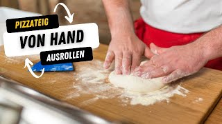 Pizzateig von Hand ausrollen  Update [upl. by Llereg]