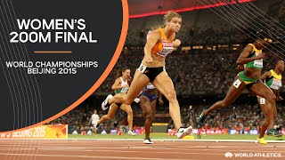 Womens 200m Final  World Athletics Championships Beijing 2015 [upl. by Arrek]