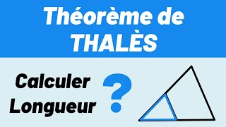 THALÈS 🎯 Calculer la longueur dun TRIANGLE  💪 BREVET MATHS 2024 ✌️ 4e  3e [upl. by Latsyrc]