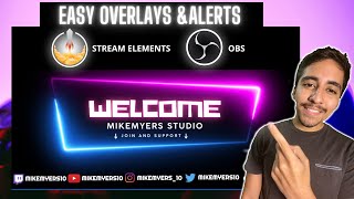 HOW TO MAKE OVERLAYS ON STREAMELEMENTS TO OBS GUIDE streaming tutorial twitch streamelements [upl. by Della723]