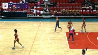 9th Asian Youth Netball Championship 2nd Round Game 18 Malaysia vs Sri Lanka [upl. by Malley430]